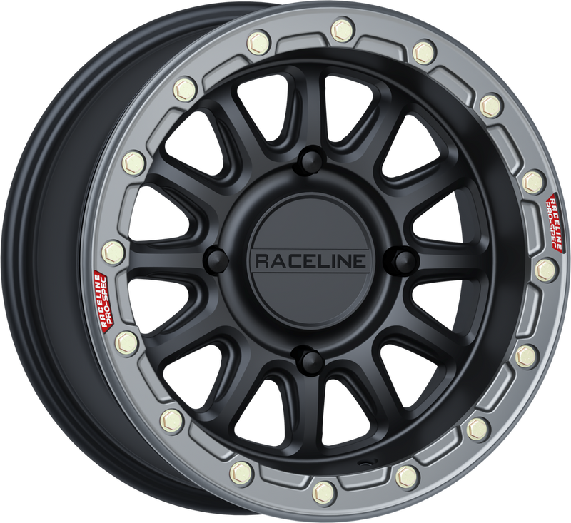 Raceline Wheels 570-2126 A14BG-57037+10 ALPHA WHEEL 4/137 BLK/GUNMETAL 15X7 (+10MM)