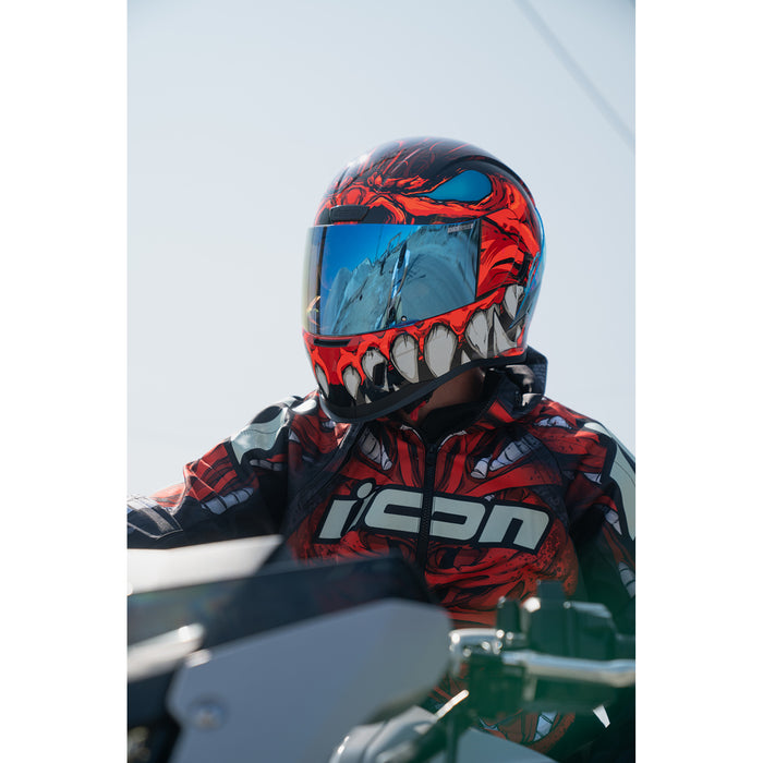 icon airform mips manik'rr helmet ICON 0101-16938 Airform™ Manik'RR MIPS® Helmet Airform™ Helmet - Manik'RR -  MIPS® - Red