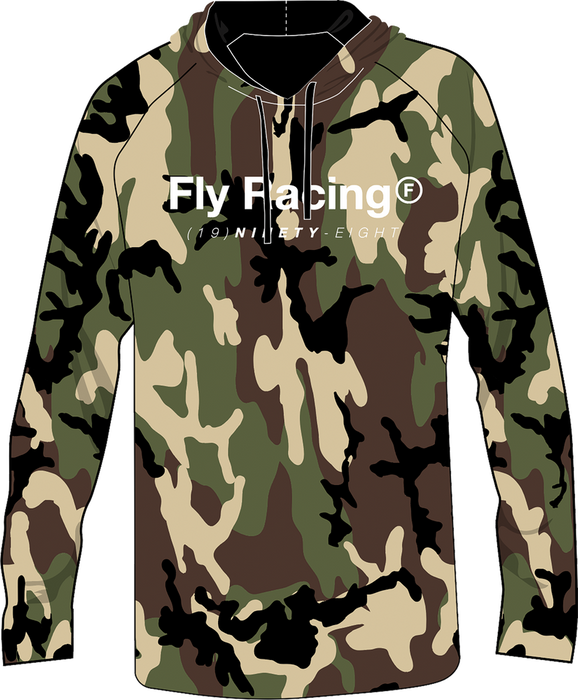 Fly Racing 354-0300L 354-0300L FLY TRADEMARK HOODIE ARMY CAMO LG