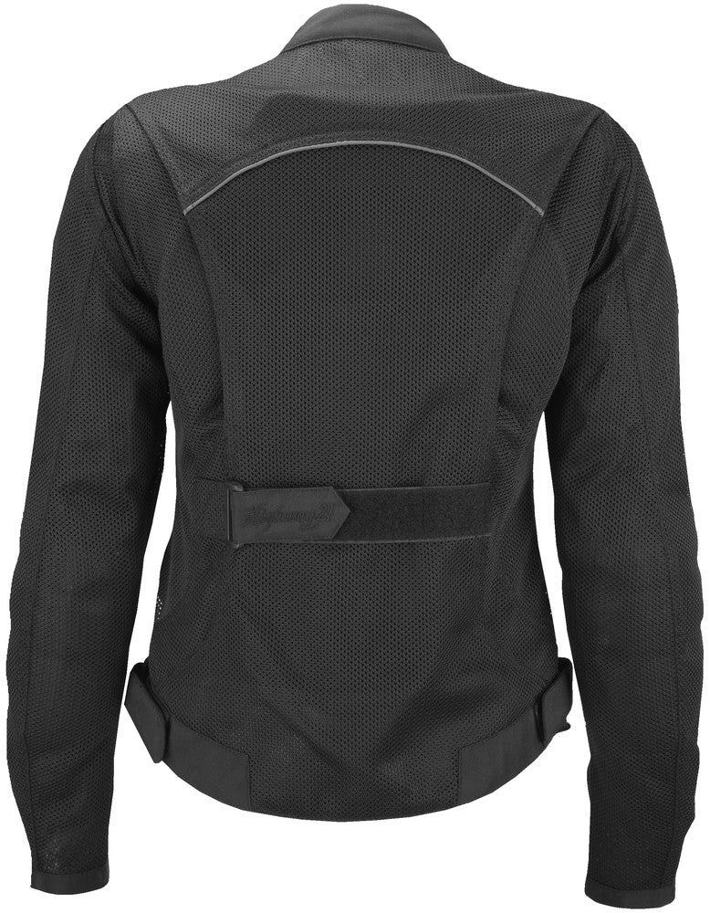 Highway 21 489-1401XS #6049 489-1401~1 WOMEN'S AIRA MESH JACKET BLACK XS