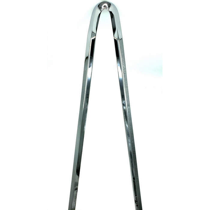 CYCLE VISIONS 1501-0702 CV8036 Squaretude Styled Sissy Bar Sticks Sissy Bar Stick - Chrome - 30" Squaretude
