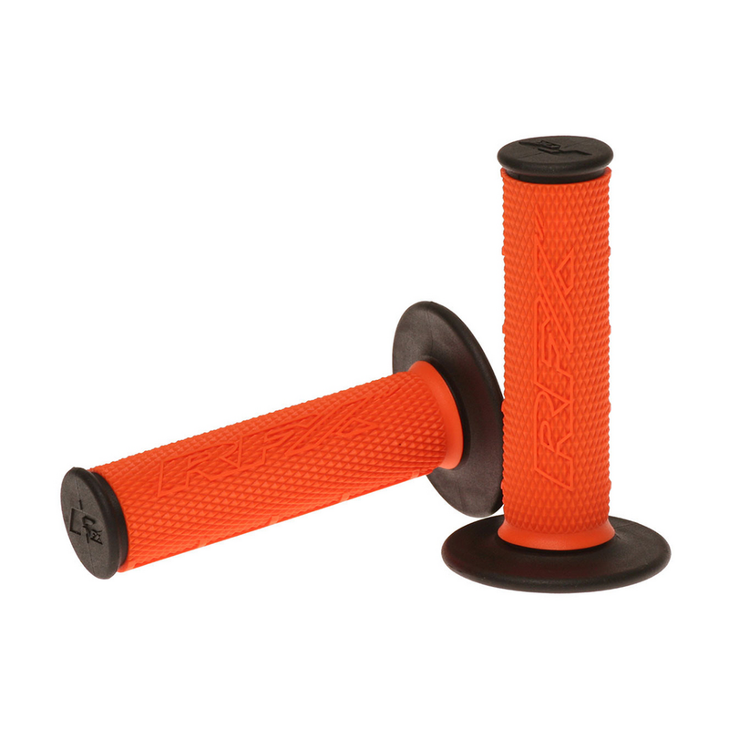 Rfx 739-0792 FXHG 20200 99OR DUAL COMPOUND GRIPS ORANGE WITH BLACK ENDS