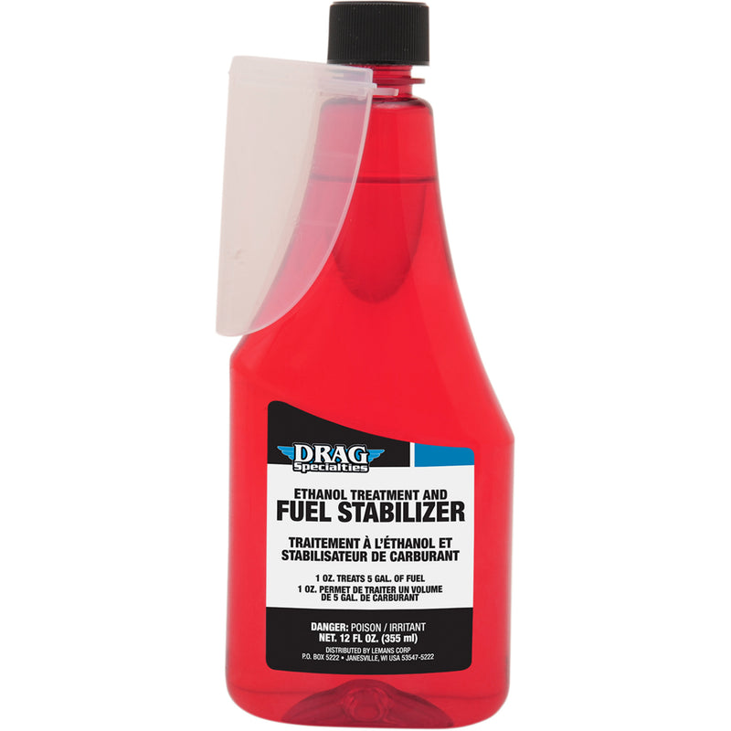 DRAG SPECIALTIES OIL 3707-0055 Ethanol Treatment and Fuel Stabilizer Fuel Treatment and Stabilizer - 12 U.S. fl oz.
