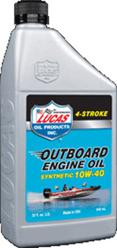 Lucas 58-5318 10662 OUTBOARD SYNTHETIC ENGINE OIL 10W40 1QT