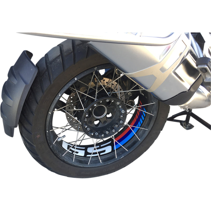 Puig Hi-Tech Parts Rim Strip - 20151N For BMW R1200GS Adventure / R1250GS Adventure 2014-2023 | Suzuki 600 / 750 2011-2020