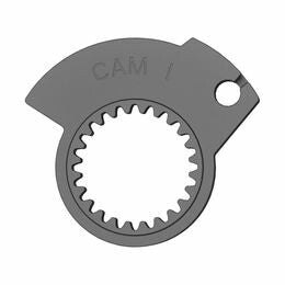 Scott SX2 Lock-ON CAM 1 Black - 294676-0001 For Yamaha YZ 125 / YZ 250 2000-2023 | Kawasaki KX 125 / KX 250 2000-2007