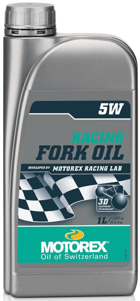 Motorex LOW Friction Racing Fork OIL 5W 1L - 306406 For Ducati Motorcycles 2012-2018 | Triumph Motorcycles 2012-2018 | Suzuki Motorcycles 2012-2018