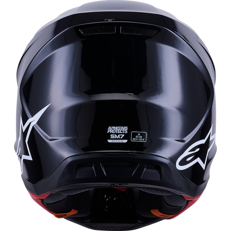 ALPINESTARS SM7 Solid Helmet - Gloss Black