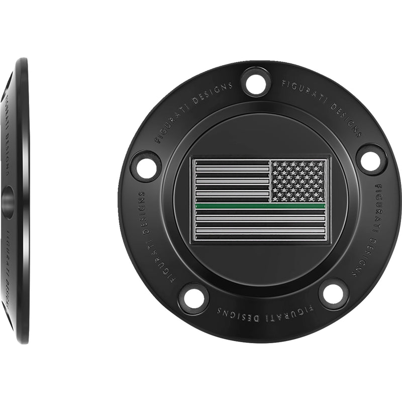 Figurati Designs Cover - FD72-TC-5H-BLK For Harley Motorcycles 1999-2017