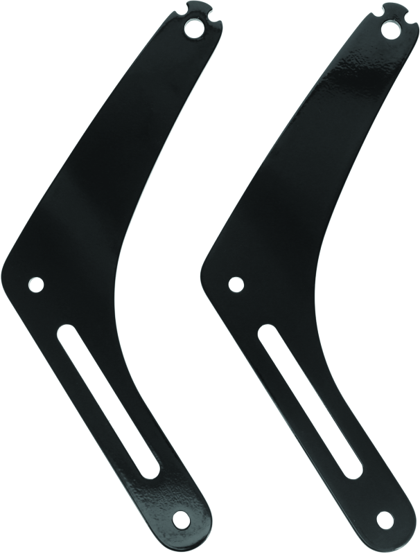 Kuryakyn 7086 Fixed Mounts Multi-purpose Driver & Passenger Backrest 18-Up Softail Black - Photo - Primary