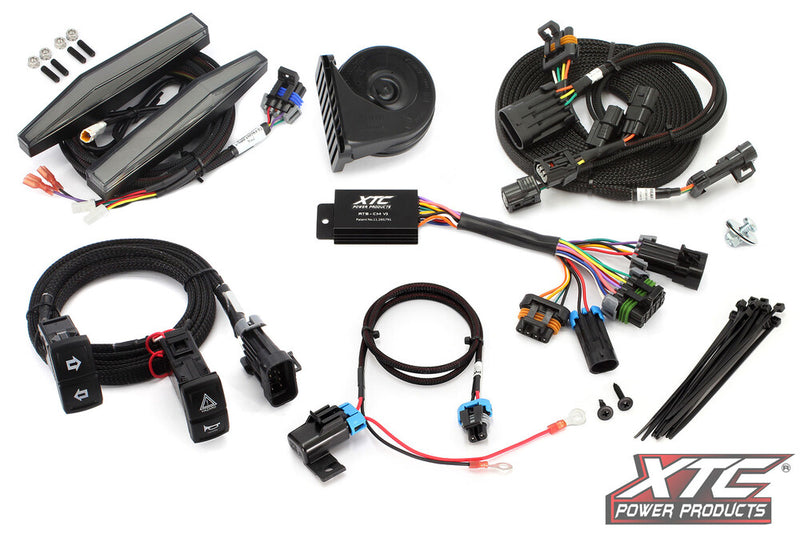 Xtc Power Products Auto Turn Signal Kit W Horn AND Front DRL Lights CAN Kawasaki Teryx - ATS-KAW-SV3-DRL Kawasaki Teryx 2020-2025