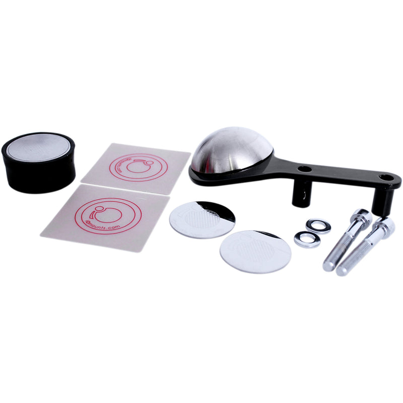 Klock Werks iOmount™ Handlebar Switch Mount Left Perch Mount Black Touring - KWD-04-0384 For Indian 2014-2026