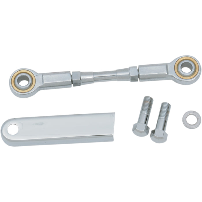 DRAG SPECIALTIES 1601-0289 Shifter Linkage Shift Linkage - Chrome - 4-3/8"