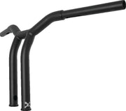 Burly Brand B12-6052SB Dominator Raked Bar 12in - Matte Black - User 1