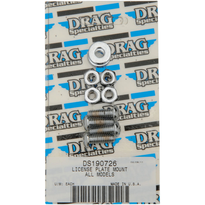 DRAG SPECIALTIES DS-190726 License Plate Mount Bolt Set Mount Bolt Set - Socket Head - License Plate