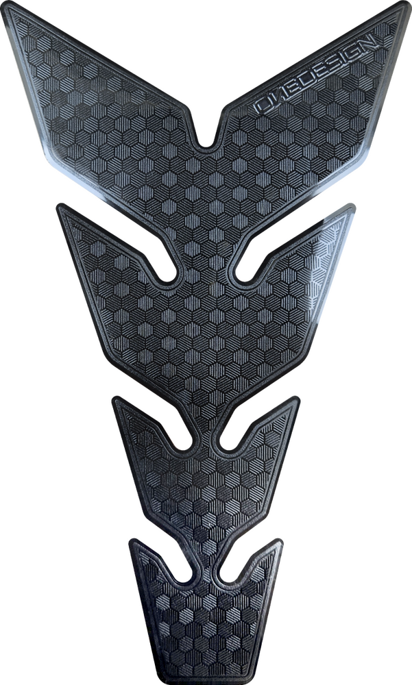 One Emblems 623-1165 XT2 ULTRA-THIN TANK PAD HEXAGONS BLACK