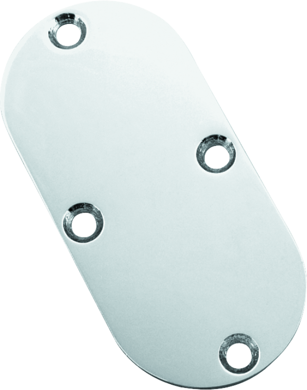 Bikers Choice 490592 65-86 FL FX 4 Speed Chrome Inspection Cover Replaces H-D 60572-78T No Shifter Hole - Photo - Primary
