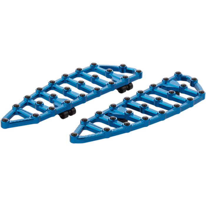 ARLEN NESS 1621-0943 06-892 MX Billet Floorboards - MX Driver Floorboards - Blue