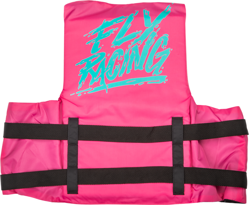 Fly Racing 221-30414S 221-30414S NYLON FLOTATION VEST NEON PINK/TEAL SM/MD