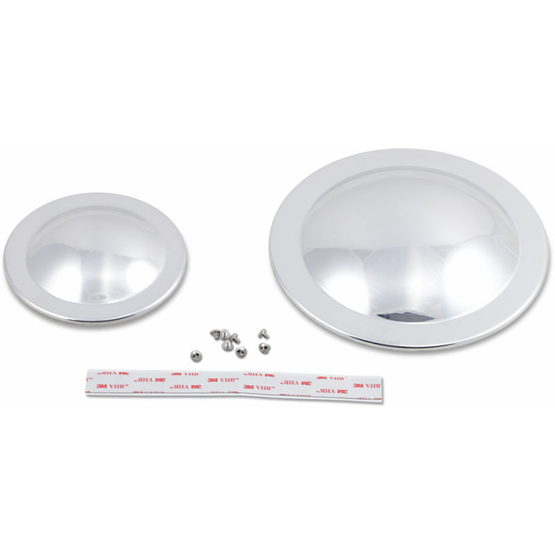 BELT DRIVES LTD. DS360420 MD-200 Polished Domed Pulley Cover Kit Mini-Dome Pulley Covers
