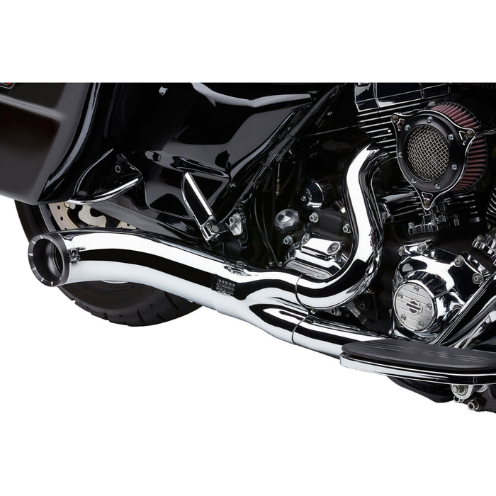 COBRA 1800-2552 6270-1 Turn Out 2-into-1 Exhaust System - Chrome