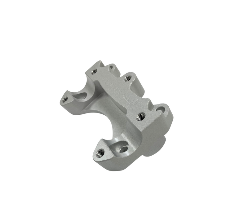Helibars 281-0525 HR06188 HANDLEBAR RISERS SILVER TRI