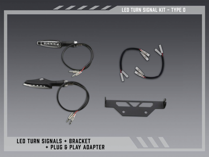 Yoshimura FE V2 Stnd LED Turn SIG Kit Type O TRI - 075BG-STD-O-K Triumph Street Triple 765 2024-2025