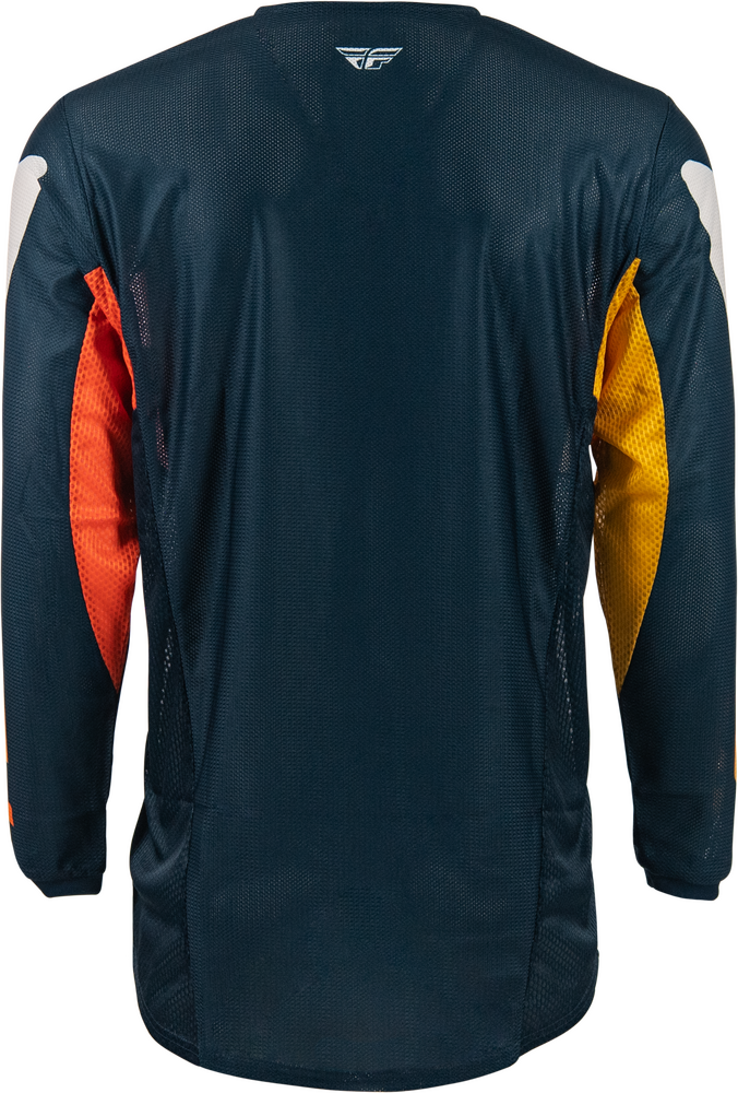 Fly Racing 380-316X 380-316X KINETIC MESH JERSEY NAVY/ORANGE XL