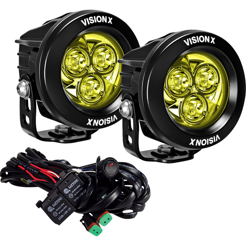 VISION X 2001-2889 9945811 Light Cannon cg2 - 3-3/4" - multi led - selective yellow lens
