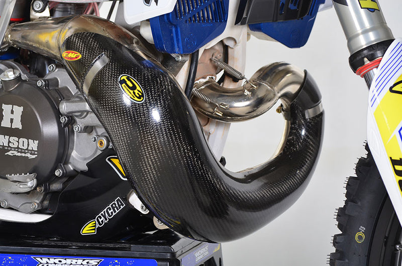 P3 Pipe Guard Carbon Fiber - 101066-FMF For Husqvarna Dirt Bikes 2017-2019 | KTM Dirt Bikes 2017-2019