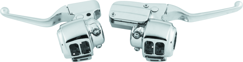 Bikers Choice 601746 08-13 Touring Chrome Handlebar Control Kit W/O Switches FLT 11/16 Bore - Photo - Primary