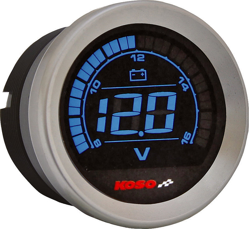 Koso North America Digital Gauge Cluster Silver Bezel Flht AND Fltr - BA050901 For Harley Touring 2004-2013