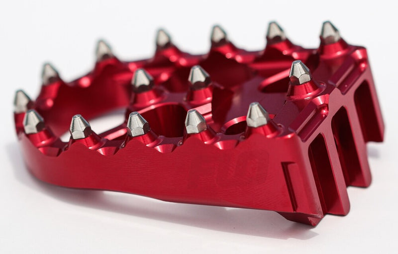 Flo Motorsports Hdbp-805-TIP RED Touring Brake Pedal TIP RED For Harley Motorcycles 2014-2020