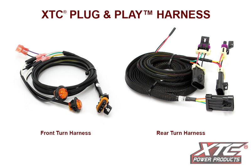 Xtc Power Products Auto Turn Signal Kit W Billet Lever AND Front DRL Lights Honda Pioneer - ATS-L-HON-1000-DRL Honda Pioneer 2015-2025