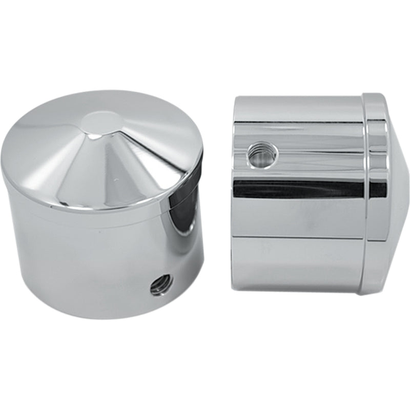 Avon Grips Air Cushion Axle Nut Cover - AXL-AIR-CH For Harley Motorcycles 2007-2020