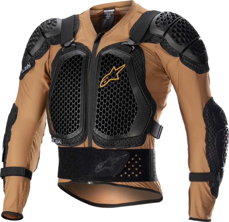 Alpinestars 482-6144X 6506823-814-XL BIONIC ACTION V2 PROTECTION JACKET SAND/BLACK XL