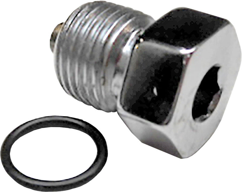Colony Machine Trans Drain Plug CHR Oversize BIG Twin 9/ Thread - 2807-1 For Harley Motorcycles 2000-2019