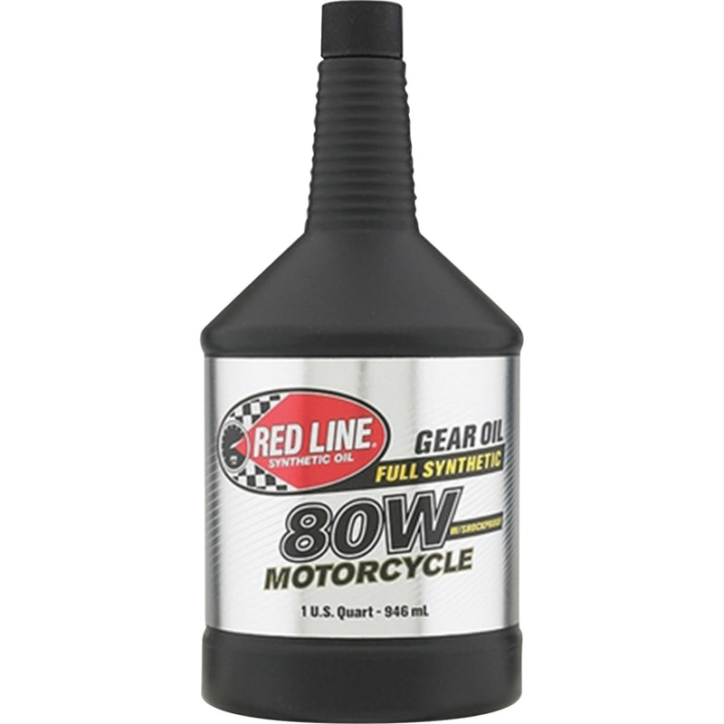 RED LINE SYNTHETIC OIL 3603-0093 42704 Motorcycle Gear Oil with Shockproof 80w - 1 us quart