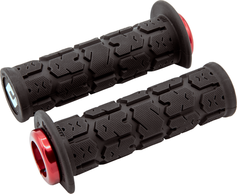 Odi 206-2234 J33RGB-R ATV/PWC ROGUE LOCKON GRIP 125MM BLACK/RED