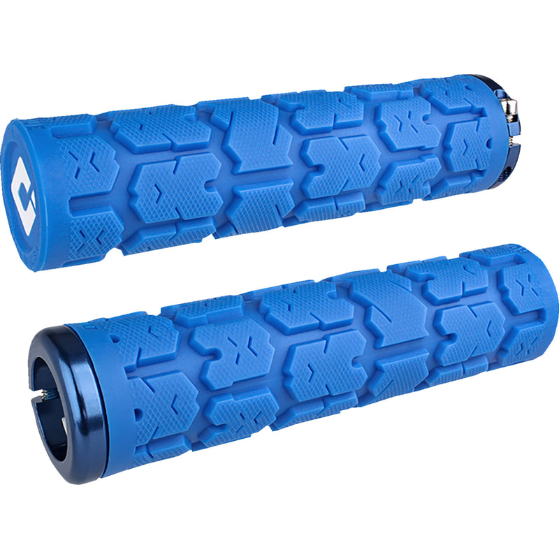 ODI 0630-3341 L33RGU-U Rogue 2.1 Lock-On Grips pwc - medium blue/blue