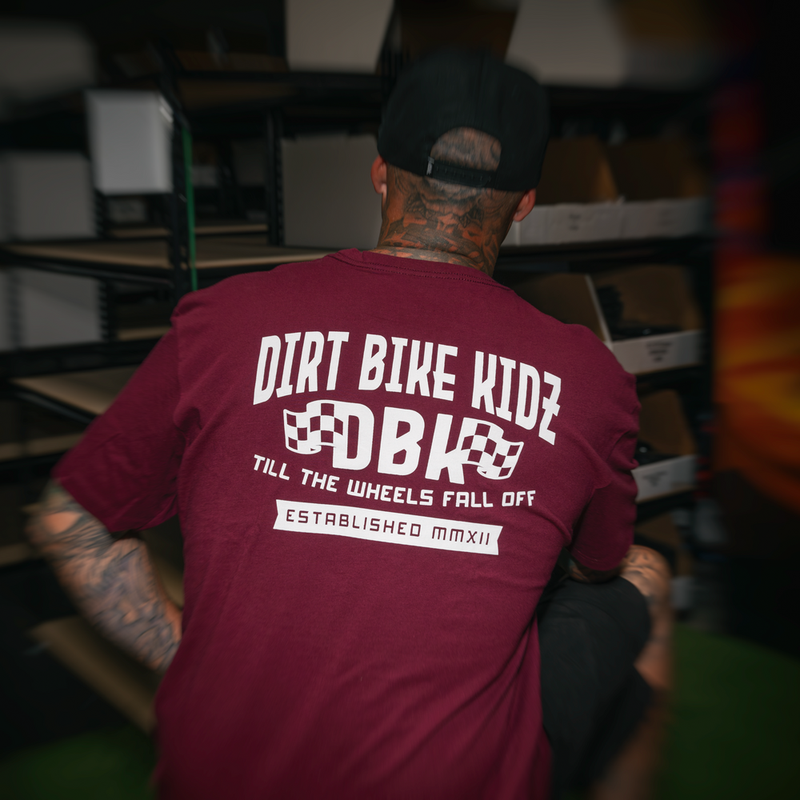 Dbk 325-00046S AT-TILTHEEND-BURG-S TILL THE END TEE BURGUNDY SM