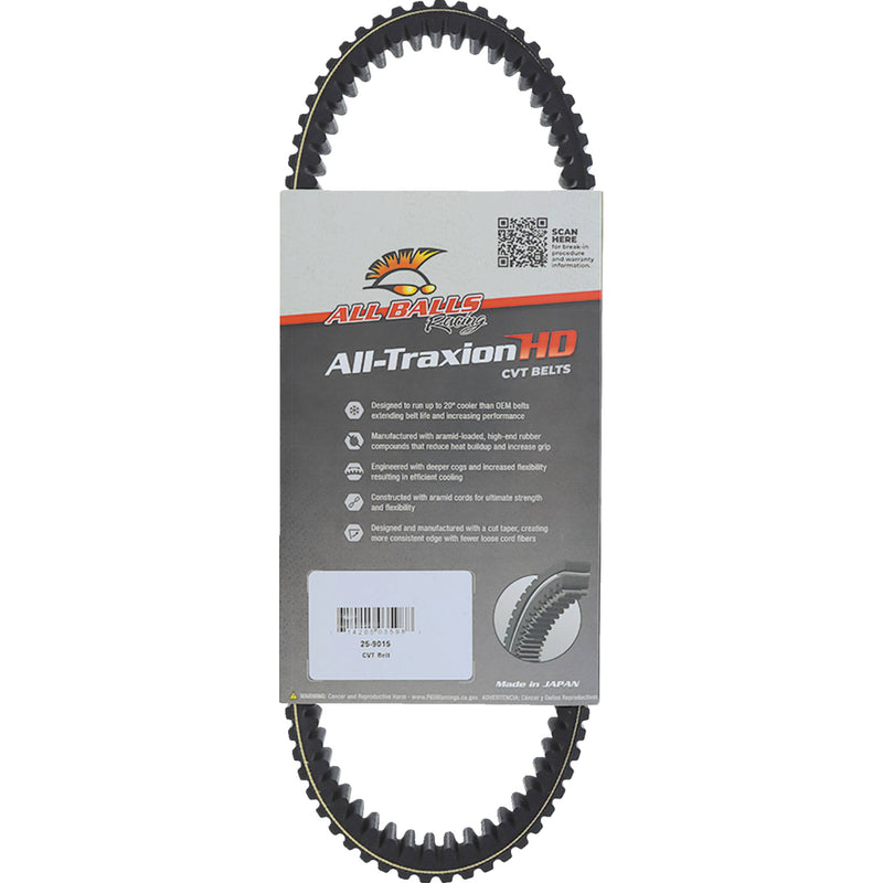 All Balls All-Traxion Belt - 25-9015 Can-Am Outlander / Renegade / Commander / Maverick 2006-2025