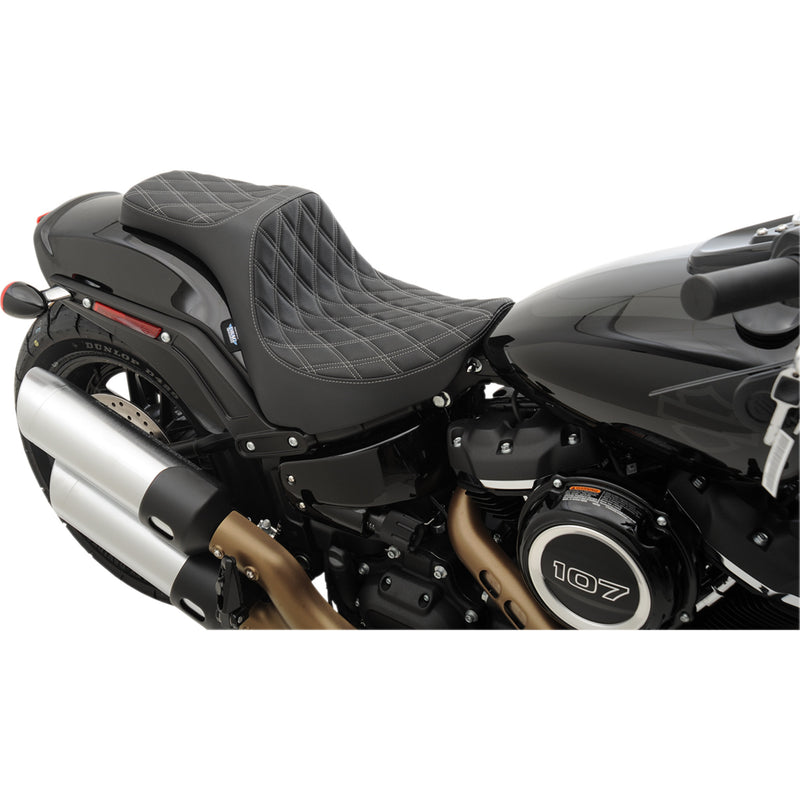 Drag Specialties Predator III Seat - 0802-1073 For Harley Softail 2018-2023