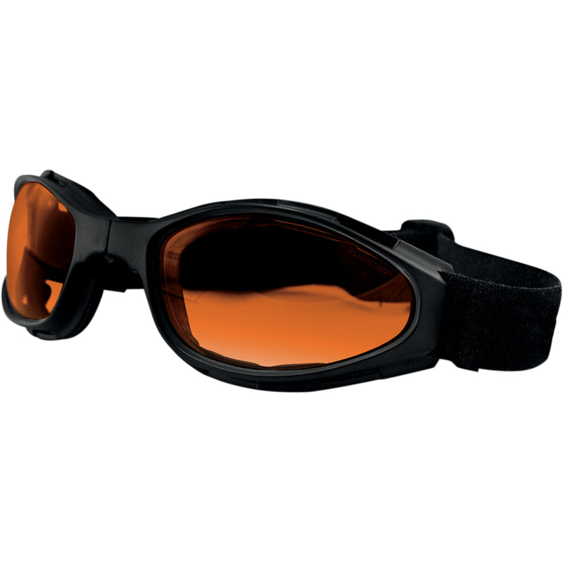 BOBSTER 2601-0733 BCR003 Crossfire Foldable Goggles Crossfire Goggles - Amber