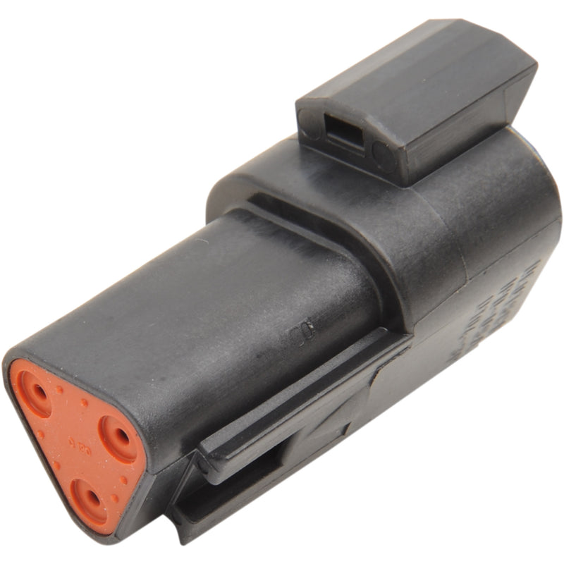 NAMZ 2120-0042 DR-3B Deutsch DT Sealed Connector Component — Wiring Connector Deutsch Receptacle - 3 Pin - Black