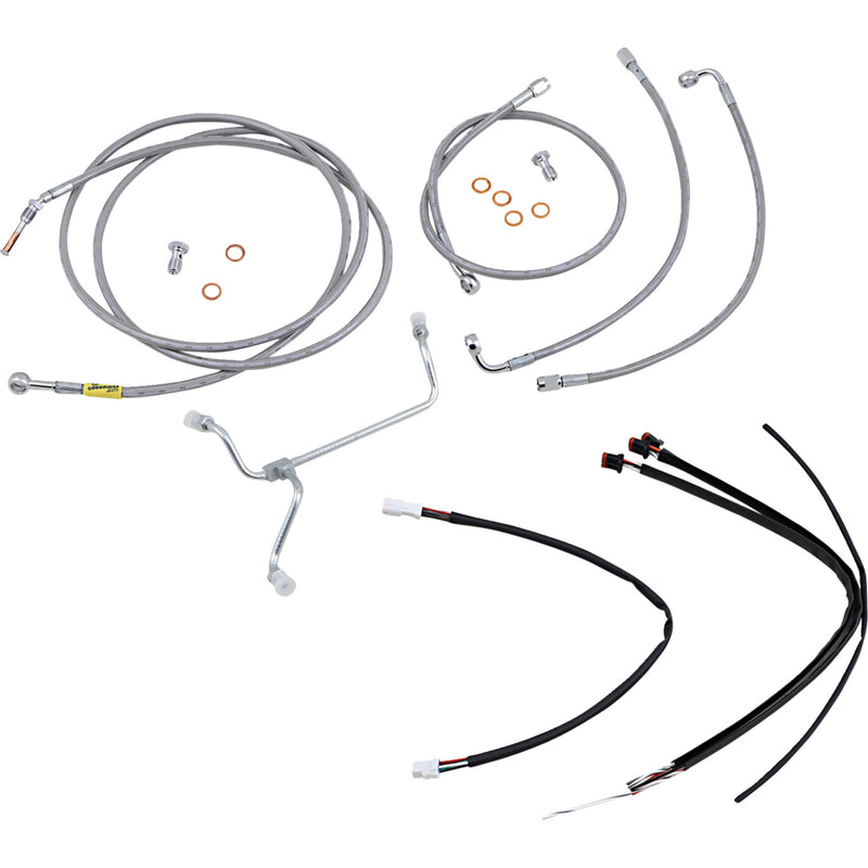 Burly Brand Complete Cable Kit - B30-1239 For Harley Touring 2017-2020