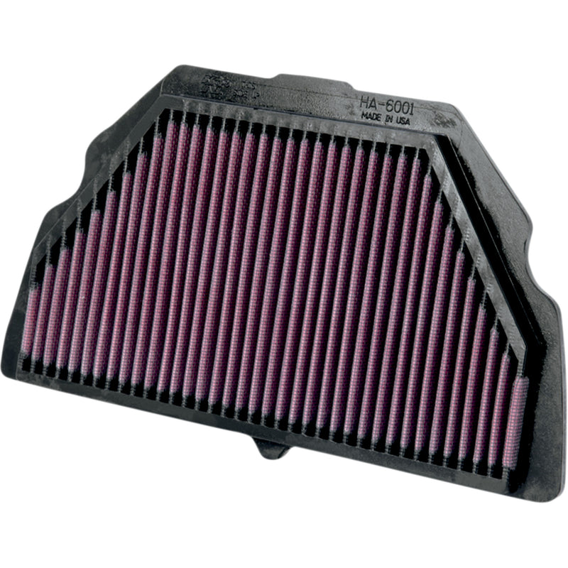 K & N High-Flow Air Filter - HA-6001 Honda CBR600F / CBR600F F4I 2001-2006