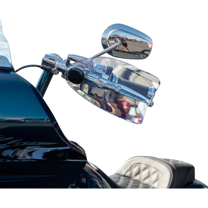 KLOCK WERKS 0635-2819 KWS-01-0128-CC Flare® Handguards harley-davidson cable clutch - blue ice