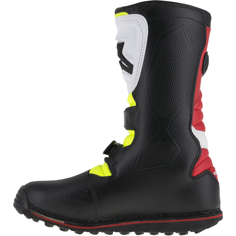 ALPINESTARS Tech-T Boots White/Red/Yellow - Fluorescent/Black US