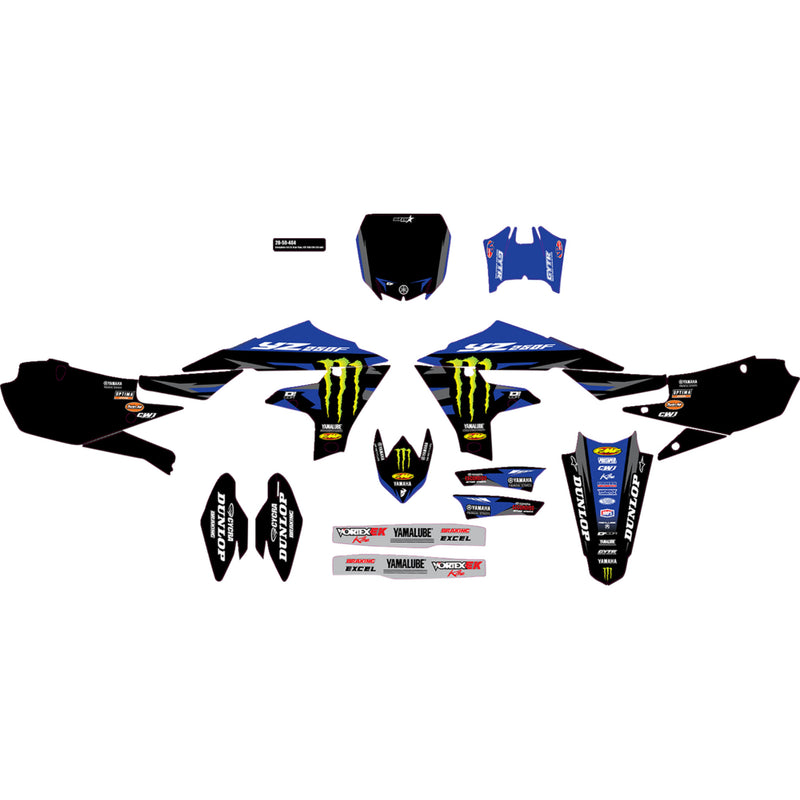 D'cor Visuals Graphic Kit - 20-50-404 Yamaha YZ 250 2019-2023